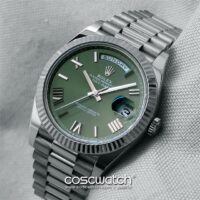 rolex daydate 40 olive dial a