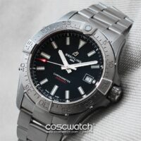 breitling avenger black 42 front