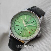 breitling navitimer 35 green front
