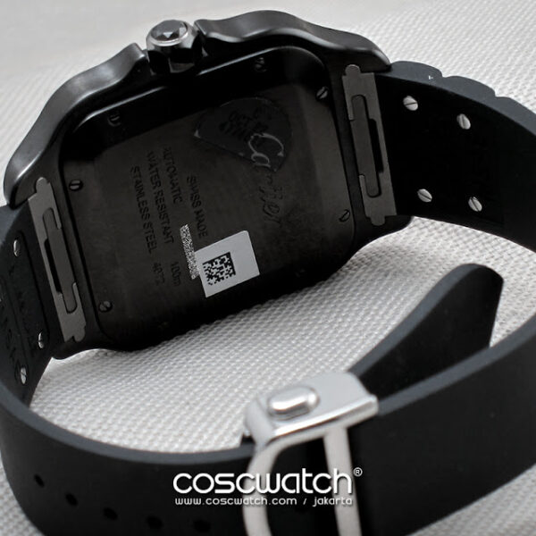 cartier santos 100 black back