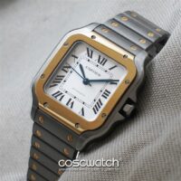 cartier santos 100m yg front