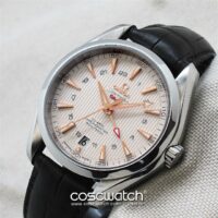 omega aquaterra gmt front
