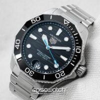 tag heuer aquaracer 300 black wave front