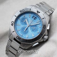 tag heuer aquaracer ice blue front