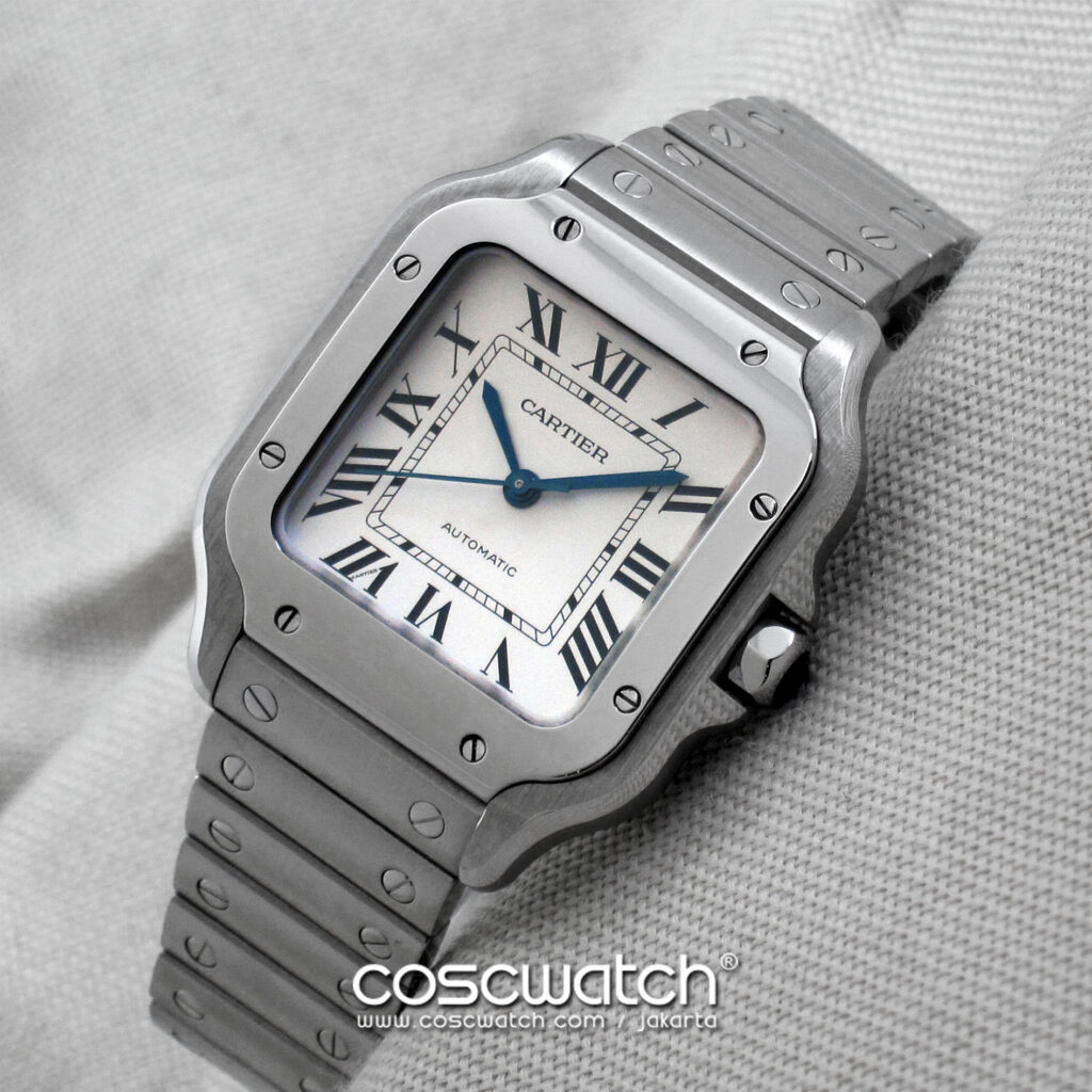 cartier santos 100m front